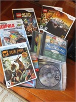 WII GAMES, DVD AND CDS