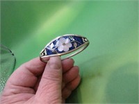 Vintage Abalone Shell Bracelet for Smaller Wrist