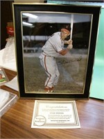 Stan Musial Signed 8x10 Framed Photo