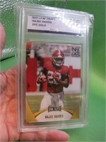 Najee Harris Gold RC Graded Collectors Card