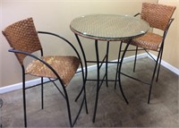 3 PIECE BISTRO TABLE & 2 CHAIRS