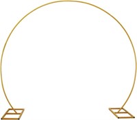 LANGXUN Large Size Golden Circle Balloon Arch
