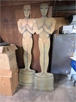 2 Oscar’s wood cutouts