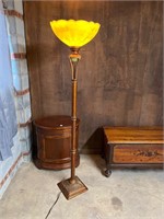 Ornate floor lamp