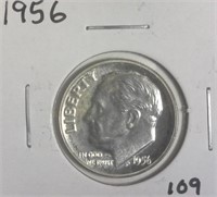 1956 Silver Proof Roosevelt Dime