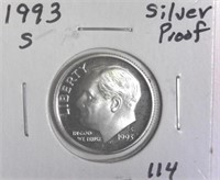 1993-S Silver Proof Roosevelt Dime