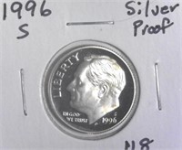 1996-S Silver Proof Roosevelt Dime