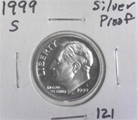 1999-S Silver Proof Roosevelt Dime