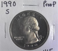 1990-S Proof Washington Quarter