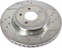 Performance Drilled And Slotted Brake Rotors
