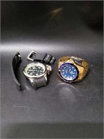 Two INVICTA Watch Bundle For Parts