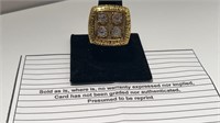 1979 Pittsburgh Steelers Championship Ring.