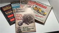 6 Science & Mechanics Magazines 1950’s & 1960’s.