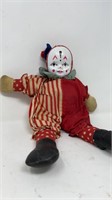 1940s Stuffed Clown Doll Toy