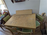Blonde Kitchen table and 4 chairs