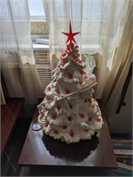 Vintage ceramic christmas tree 16 inch