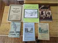 Lot of local history books Allegany Co MD