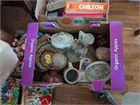 Box lot of china and other collectibles