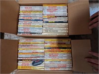 two boxes of early western books