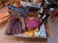 Vintage baseball gloves redskins Orioles items