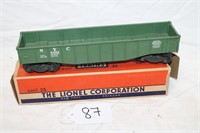 Lionel Train Gondola Car