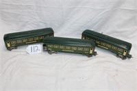 (3) Lionel Train Cars Pullman Observation