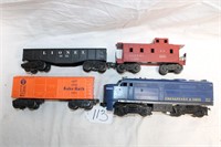 Lionel Train Cars & Engine