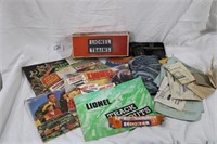 Lionel Train Catalogs Parts Empty Box