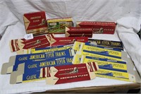 (13) American Flyer Empty Boxes