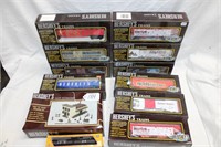 (10) Hershey's Train Box Cars & Chocolate Factory