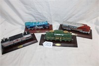 Lionel & Avon Trains With Wood Stands