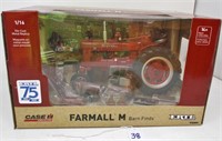 Farmall M tractor with Barn Finds