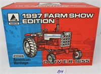 Oliver 1655 tractor, White American Heritage