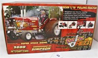 Radical Red pulling tractor, 3688 IH, Resin
