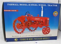 Farmall model H steel wheel tractor, Franklin Mint