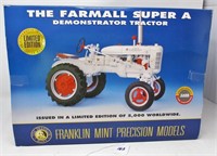 Farmall Super A Demonstrator tractor, Franklin