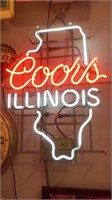 Coors Illinois Neon