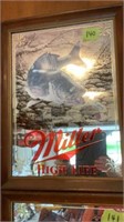 Miller High Life mirrored wall hanging