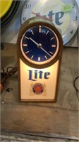 Miller Lite lighted wall clock