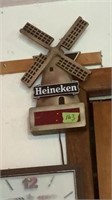 Heineken windmill digital wall clock