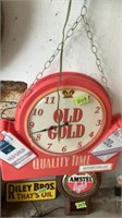 Old Gold Cigarette Clock