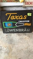 Texas Calls For Lowenbrall Sign