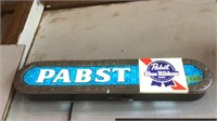 Pabst Blue Ribbon Sign Lighted