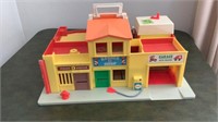 Vintage Fisher Price “play family village “