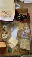 Large assortment of costume Jewlery , table not