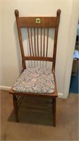 Antique chair, Seat s not original