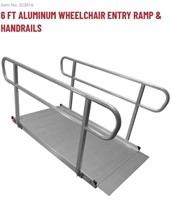 Wheelchair Ramp & Rails, 6'