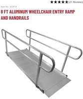 Wheelchair Ramp & Rails, 8'