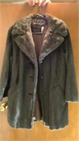 Fur coat, size 12