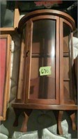Small table top curio cabinet